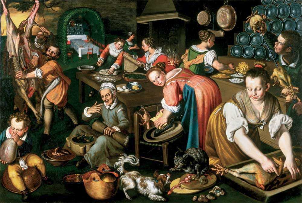 Vincenzo Campi, La cucina, 1580 ca.