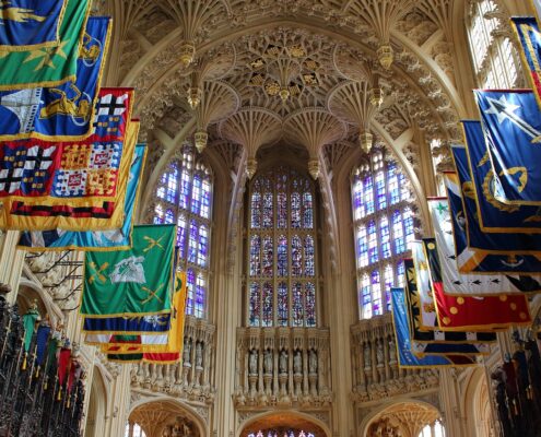 Interno dell'abbazia di Westminster