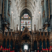 Interno dell'abbazia di Westminster