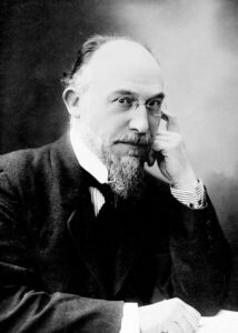 Ritratto del compositore Erik Satie