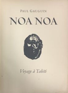 Copertina del diario di Noa Noa di Paul Gauguin, edizioen del 1947