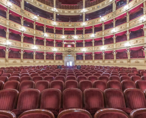 Interno del teatro Verdi di Trieste